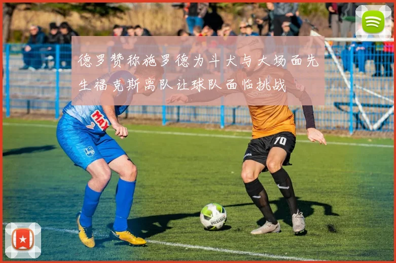德罗赞称施罗德为斗犬与大场面先生福克斯离队让球队面临挑战